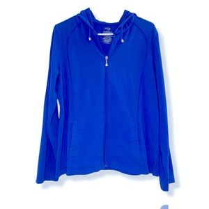 🔴 OVER 50% OFF!!! Danskin Now Blue Long Sleeve Zip Up Hoodie